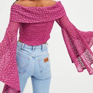 Free People Lola Lace Top